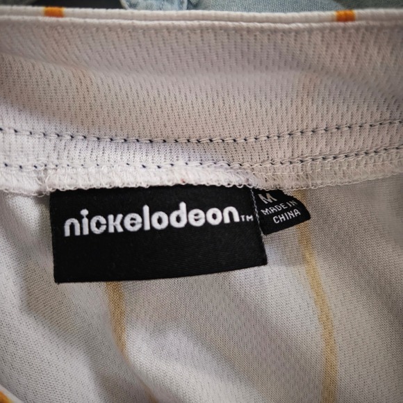 Nickelodeon Spongebob Squarepants Baseball Jersey Button Up Shirt Adult M - Picture 8 of 8